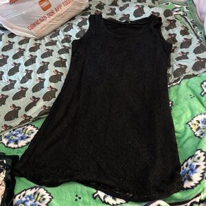 Elegant Black Lace Dress